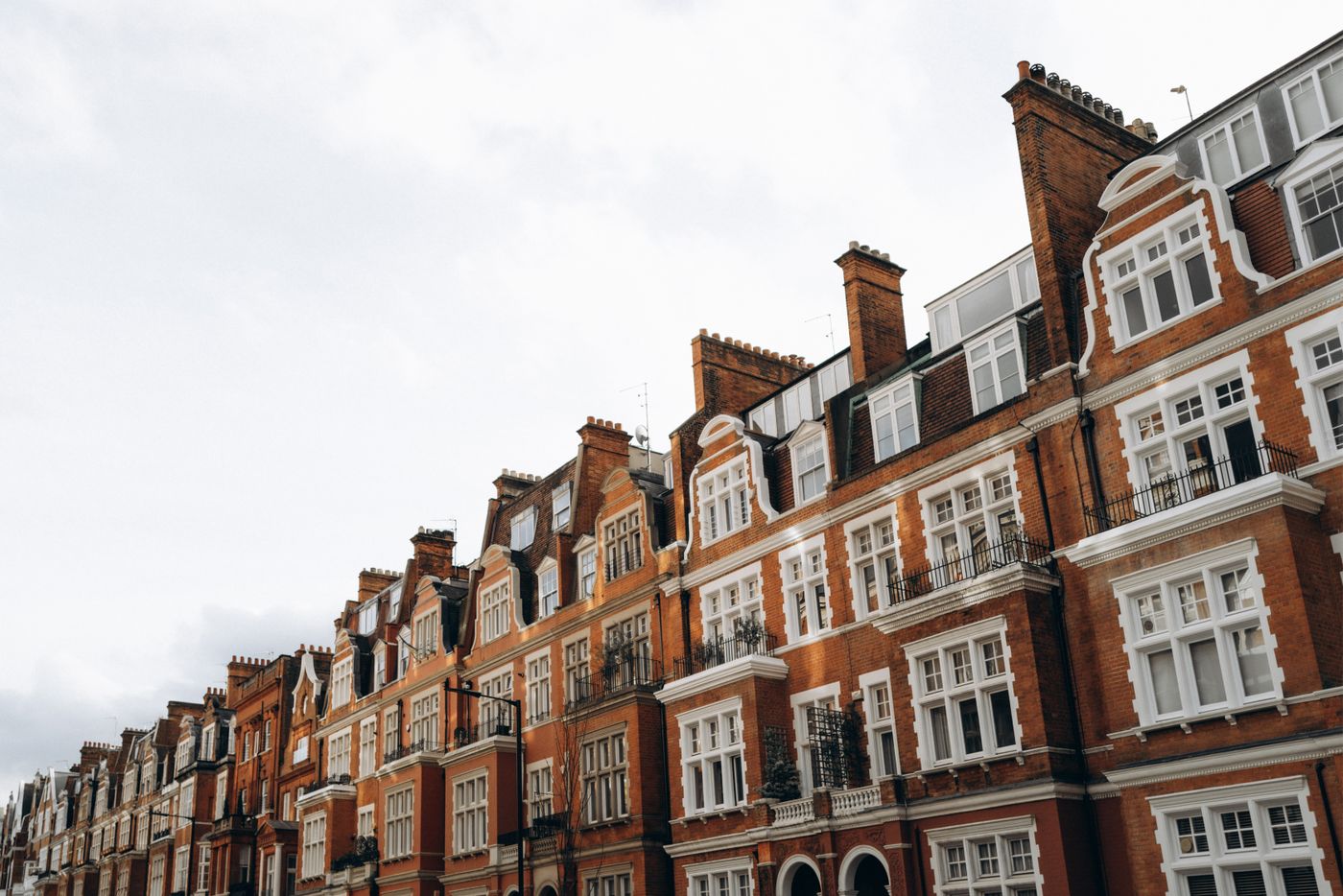 A London terraced street
